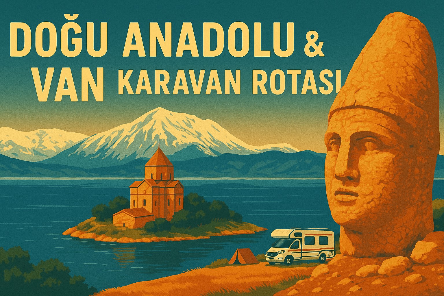 Doğu Anadolu ve Van Gölü Karavan Rotası: Akdamar’dan Nemrut Krateri’ne Keşif Yolculuğu