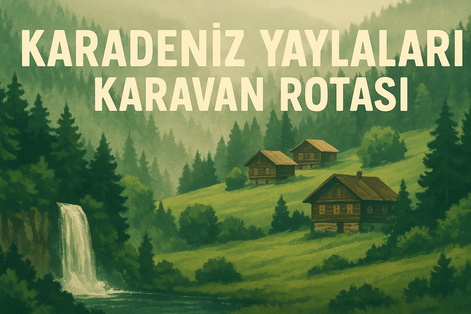 Karadeniz Yaylaları Karavan Rotası: Rize, Artvin ve Trabzon’un Yeşil Cenneti