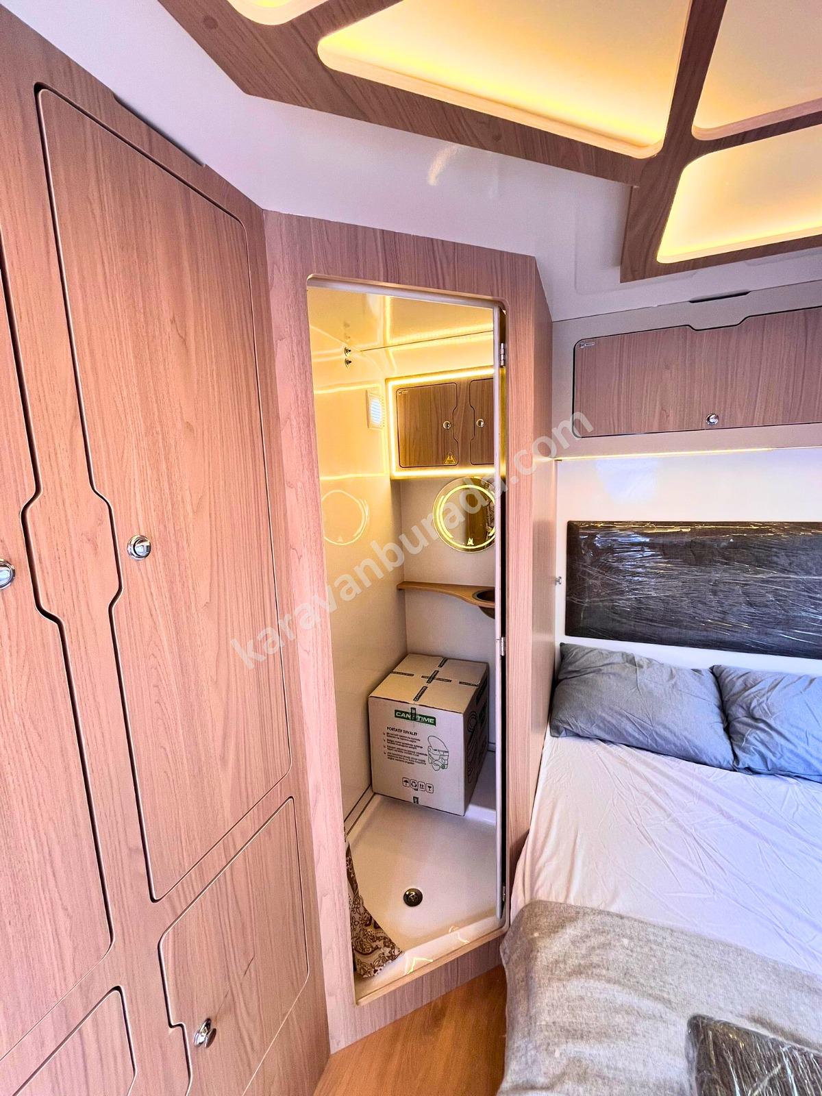 Çok az kullanılmış Tam Dolu 2026 model Avcı Çekme Karavan - 2