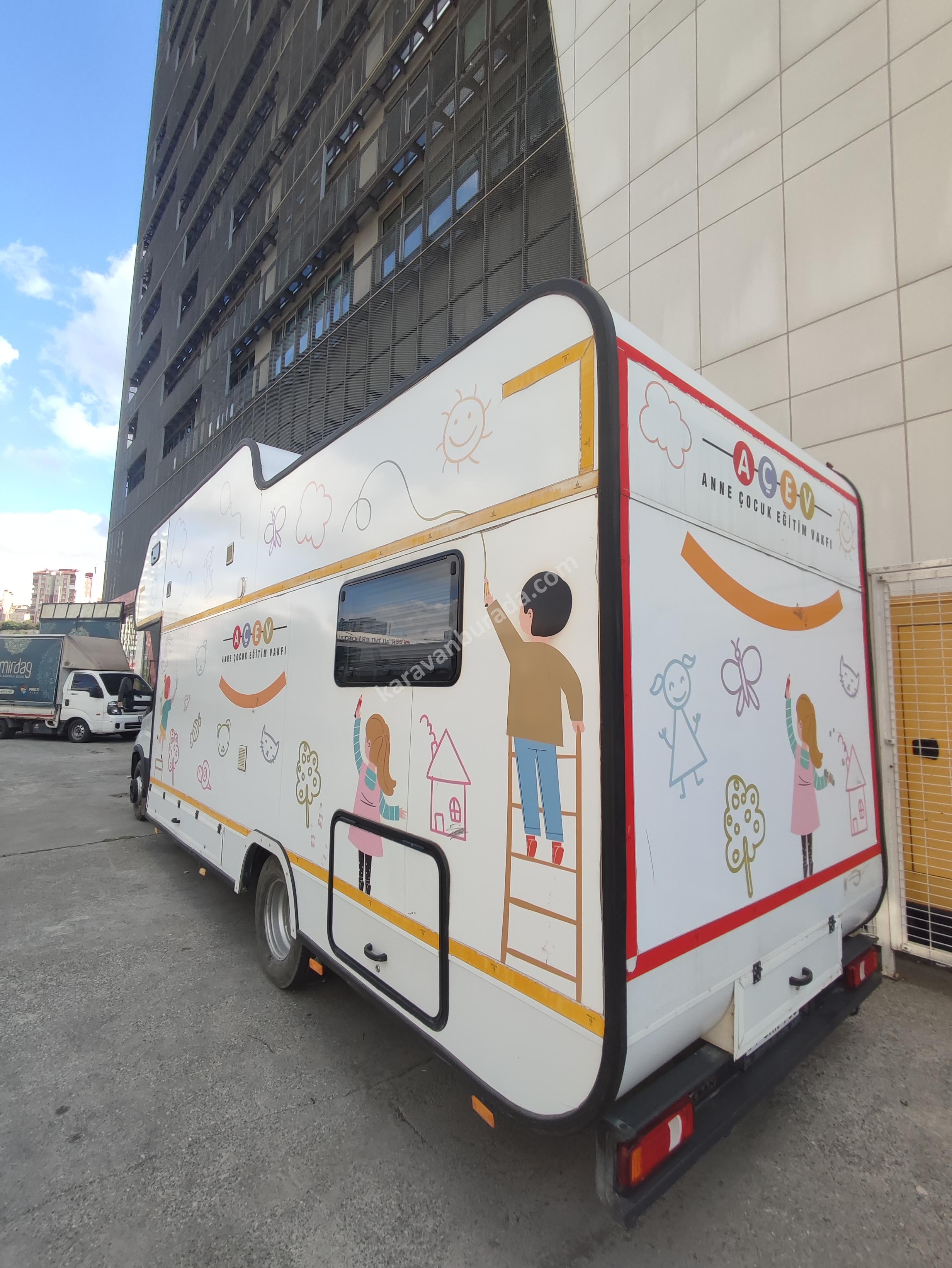 IVECO UZUN ŞASİ DÜŞÜK KM ÖZEL YAPIM KARAVAN - 2